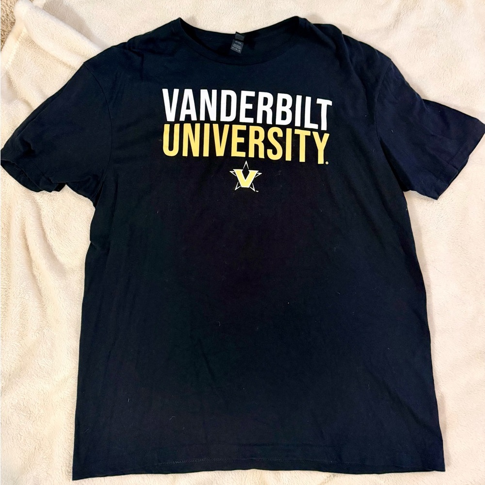 Gildan Black Vanderbilt University Tee